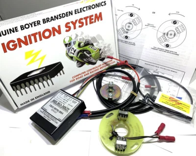 BSA Triumph Boyer Bransden Arranque Electrónico Sistema 12V Monoauricular Puntos - Imagen 1 de 2