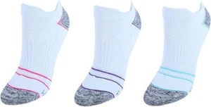 Fruit of the Loom Women's Premium Seamless No Show Tab Socks (3 Pack) Size 4-10 - Picture 1 of 5