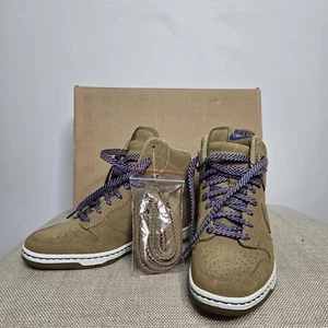 Neu Nike Dunk Sky Hi Damenschuhe 7,5 Wildleder versteckter Keilabsatz Dessert Camouflage Schuhe - Bild 1 von 10