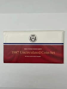Juego de monedas sin circular 1987 de Estados Unidos acuñadas en Filadelfia y Denver - Imagen 1 de 8