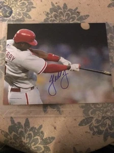 John Mayberry Jr. Phillies Signed 8 x 10 Photo Autograph - Picture 1 of 1