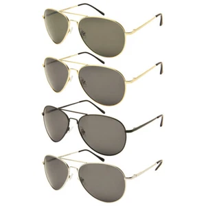 Aviator Sunglass Men Big & Tall Large Wide Metal Frame UV Protection Soft Cover - Picture 1 of 14