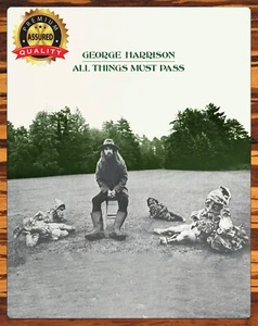 George Harrison - All Things Must Pass - Metal Sign 11 x 14 - Picture 1 of 6