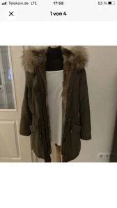 Parka Oliv Mit Echtfell IQ Berlin - Bild 1 von 4
