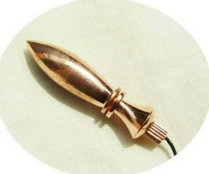 Messing schwere ägyptische Karnak Metall Heilung Pendel Kammer kupferbeschichtete Wannen - Bild 1 von 4