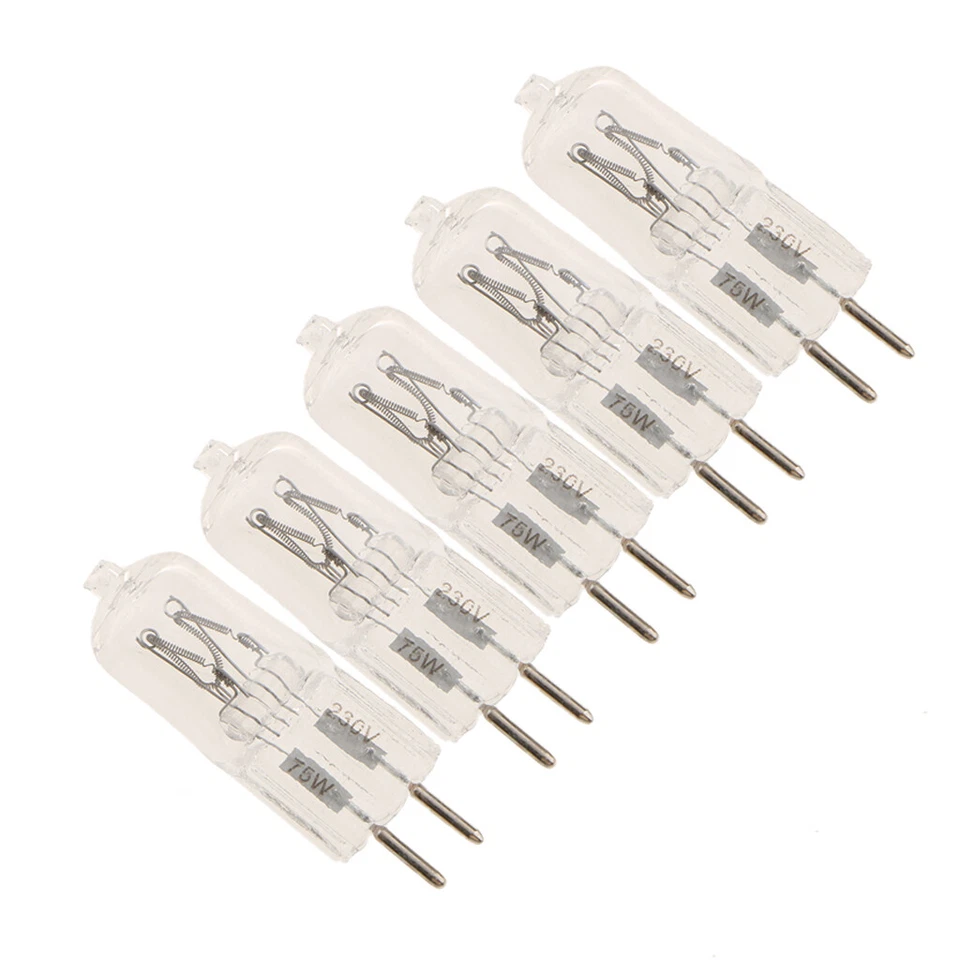 5Pieces Halogen Light Bulb Spotlight Bulb Modeling Light Focus Lamp 75W 230V - Image 1 of 4
