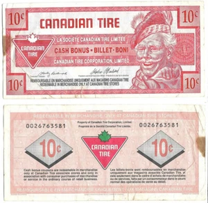 CTC Canadian Tire Money Coupon 10c Canada Note A - Picture 1 of 1