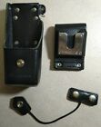 Motorola NTN8386B Leather Radio Holster With Belt Loop And T-Strap - Made in USA