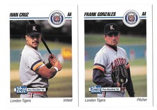 1992 SkyBox (Minors) AA DETROIT TIGERS Team Set 