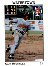 1996 Watertown Indians Team Issue 27 Gary Rodriguez Keller Del Rio Texas TX Card