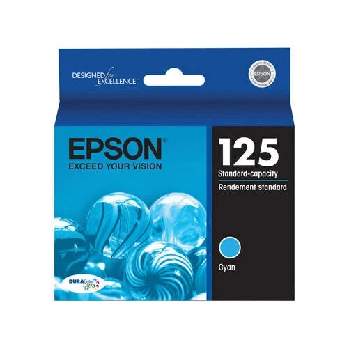 Genuine Epson 125 Cyan WorkForce 320 323 325 520 NX125 NX625 - Image 1 of 1