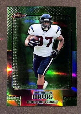 Finest Green Refractor #39 2006 Domanick Davis/199 Foto 1 de 3