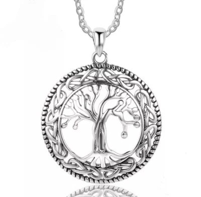 NEU fantastischer  Silber-Anhänger + Kette -  "Lebansbaum" Dessin, celtic - Bild 1 von 4