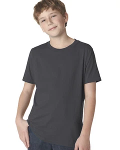 Next Level Youth Boy's Ring-spun Cotton Crew Short Sleeves T-Shirt 3310 XS-XL - Picture 1 of 24