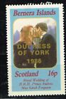 Bernera Island Royalty Duches Of York Stamp 1986 Mnh A-6