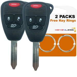 Se adapta a Dodge Caliber 2007 2008 2009 2010 2011 2012 entrada sin llave llave llave llave coche remoto  - Imagen 1 de 3