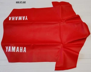 HOUSSE DE SELLE ROUGE / neuve YAMAHA XT 600 43F - Imagen 1 de 5
