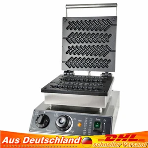 Kommerziell Waffeleisen Antihaft Waffelmaschine Waffelmaker Waffle Machine 1,7KW - Bild 1 von 11