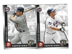 2010 Topps Topps Town Set 25 cards. Mauer, Ichiro, Halladay, Pujols, Cabrera. - Picture 1 of 12