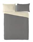 Nordic Cover Naturals Beige Grey (Size: Single Bed (150 X 270 Cm)) NEW