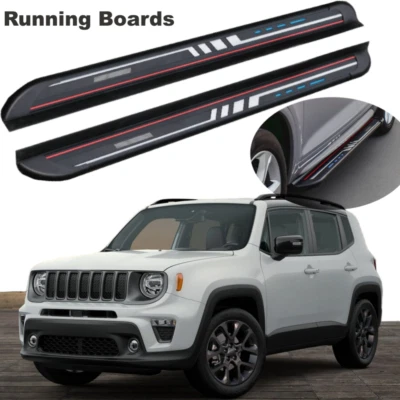 estriberas aptas para Jeep Renegade 2015-2025 barras Nerf peldaños laterales Foto 1 de 4