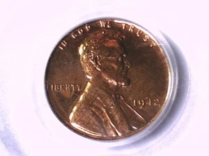 1942 Lincoln Wheat Cent PCGS PR 62 RD 11269846 - Picture 1 of 3