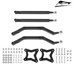High Clearance Black Rear Radius Arms Rods Set For Polaris RZR XP 1000 2014+ - Picture 1 of 13