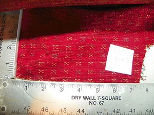 Red Blue Yellow Dot Print Nylon Upholstery Fabric 1 yarda R37 - Imagen 1 de 1