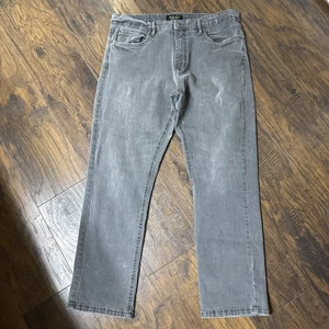 Urban Star Jeans 38x30 schwarz/grau Herren Straight Denim Classic Dark - Bild 1 von 3