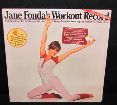 Jane Fonda's Workout Record (New & Improved); Sealed  Double LP Set, 1984 - Image 1 of 3