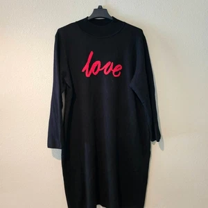 Lane Bryant LOVE grafischer Pullover mit Stehkragen dehnbar Übergröße 18/20 Midikleid - Bild 1 von 7
