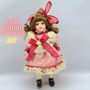 Bambola Bionda Bambina Vintage Edizione Limitata Porcellana Rosa Giocattoli Remeco 368 Inghilterra - Foto 1 di 19