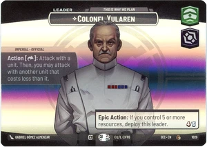 Colonel Yularen (Showcase) - 1026 - Secrets of Power - Star Wars Unlimited - Picture 1 of 2