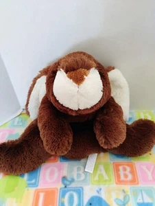 Peluche Mary Meyer Conejo Conejo Acostado Chocolate Suave Peluche 12" - Imagen 1 de 7