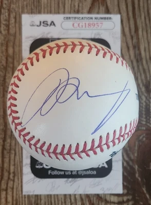 Béisbol OMLB firmado por Andy Murray con certificado de autenticidad JSA #CG18957 leyenda del tenis Foto 1 de 2