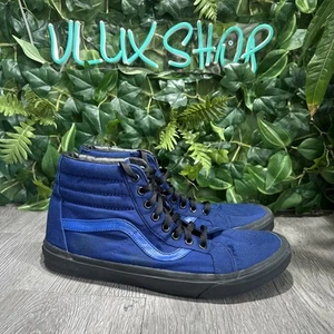 Vans Sk8 Hi Royal Blue Black Skate Shoes Men’s Size 13 Sneakers  - Picture 1 of 9