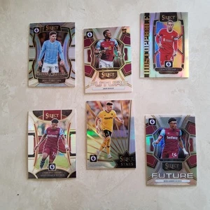 Lote de 6 cartas Panini Select Fútbol Premier League Plata Prizm 2023-24 - Imagen 1 de 5