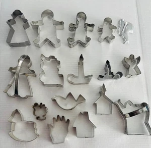 Vintage Ausstechformen Weihnachten Dose Metall 15 Stück Urlaub Sammlerstück 70er Jahre - Bild 1 von 10