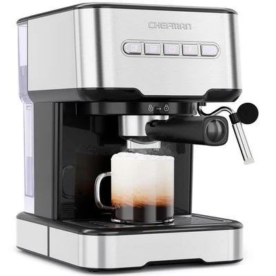 6-in-1 Espresso Machine with Steamer, One-Touch Coffee  Cappuccino Maker - Image 1 of 4