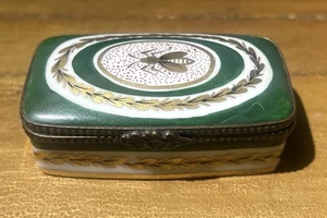 Scatola portagioie Limoges France Rochard design ape porcellana dipinta a mano rara. #5 - Foto 1 di 11