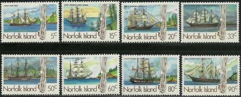 Norfolk Island - 1985 Tall Ships - 8 Stamp  Set #356-63 - 14M-004 - Image 1 of 1