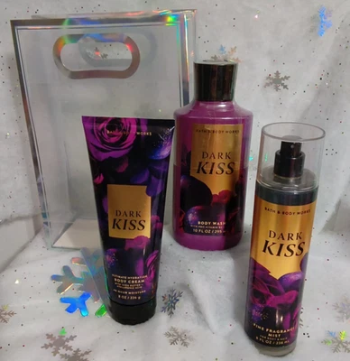 New Bath & Body Works 3 pc Dark Kiss set with gift bag - Image 1 of 4