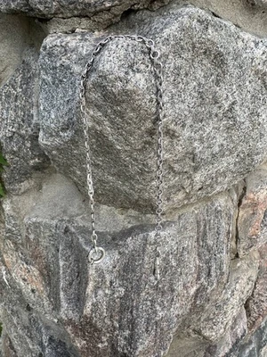 Vintage pocket watch chain 875 Sterling Silver USSR - Image 1 of 4