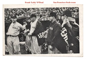 1949 PA45 'Seals Tour' carta bromuro giapponese ~ LEFTY O'DOUL & squadra ~ molto rara - Foto 1 di 3