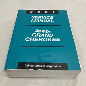 2001 JEEP GRAND CHEROKEE ORIGINAL FACTORY SERVICE MANUAL WJ OEM - Foto 1 di 9