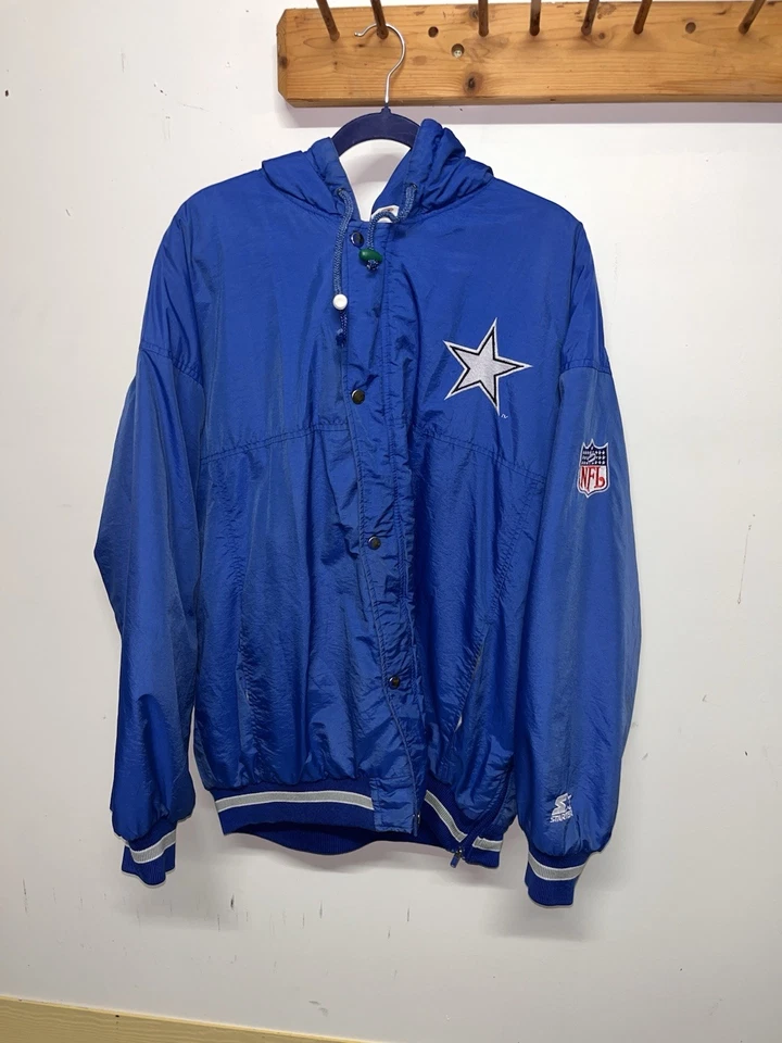 Chaqueta acolchada de iniciación de los Dallas Cowboys de colección de los 90 talla XL Foto 1 de 4