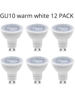 12x GU10 LED Leuchtmittel Spot Leuchte Lampen warmweiß Down Lights Glühbirnen A+ 6W Neu - Bild 1 von 7