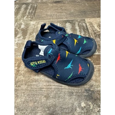 Boy's Water shoes.  STQ Kids.  Size 6.  Dinosaur.  - Image 1 of 4