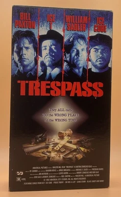 Trespass VHS 1996 Bill Paxton Ice T Ice Cube **Buy 2 Get 1 Free** - Image 1 of 3