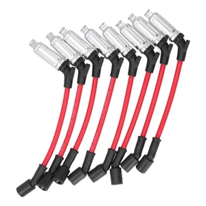 Spark Plug Ignition Wire Set High Performance Spark Plug Ignition Wire Set Wear - Picture 1 of 22